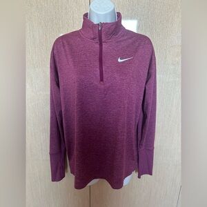 Nike Women’s Half-Zip Pullover Purple Dri-Fit Size M